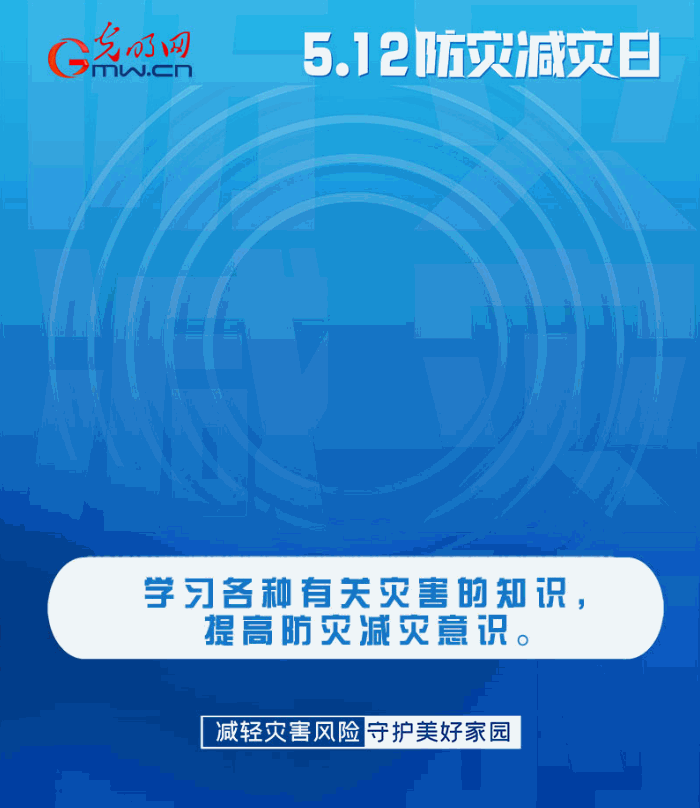【動(dòng)態(tài)海報(bào)】減輕災(zāi)害風(fēng)險(xiǎn)，從這10個(gè)字開始