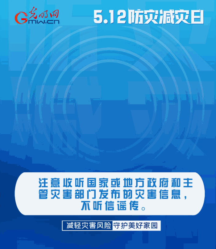 【動(dòng)態(tài)海報(bào)】減輕災(zāi)害風(fēng)險(xiǎn)，從這10個(gè)字開始