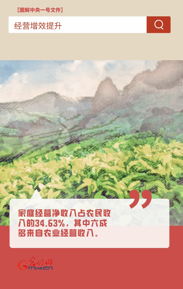 【圖解中央一號文件】“動”漫海報丨今年如何讓農民的“錢袋子”鼓起來？