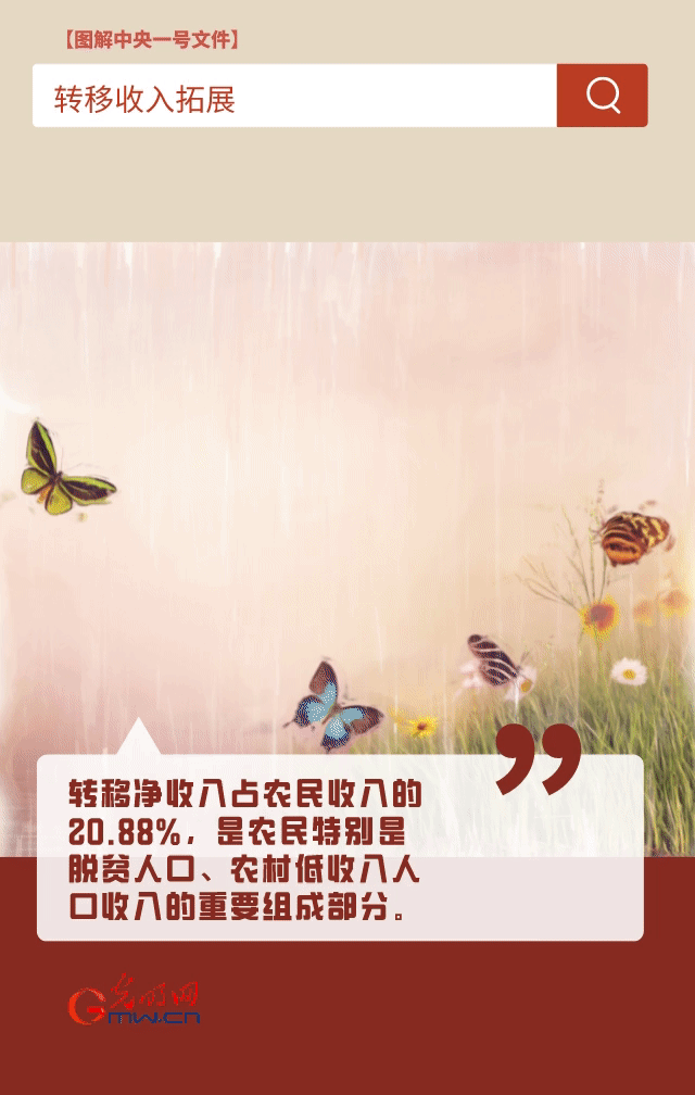 【圖解中央一號文件】“動”漫海報丨今年如何讓農民的“錢袋子”鼓起來？