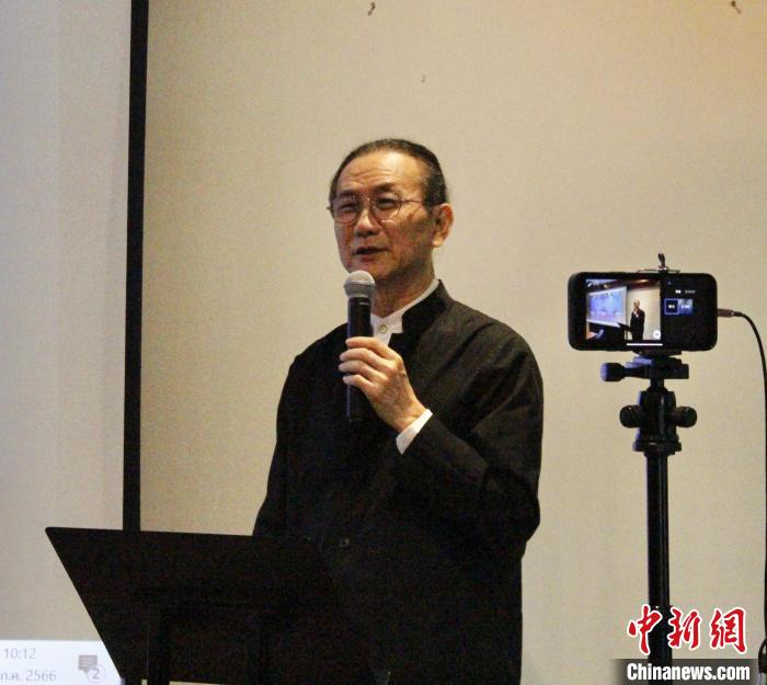 泰國泰中商務委員會主席邱威功致辭。<a target='_blank' href='/' _fcksavedurl='/'><p  align=