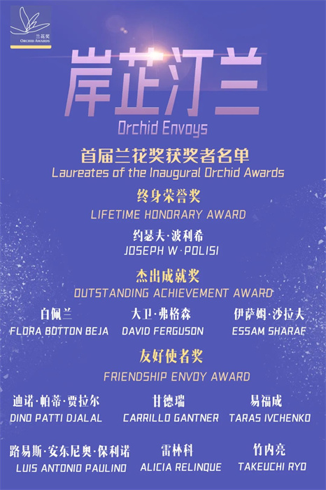 首屆蘭花獎(jiǎng)獲獎(jiǎng)?wù)呙麊巍?巴西圣保羅州立大學(xué)孔子學(xué)院供圖。（來(lái)源：人民畫(huà)報(bào)）