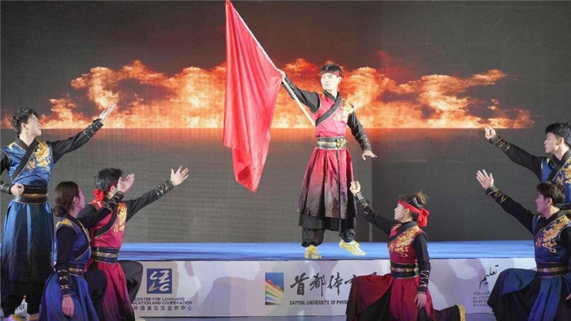 圖為“華夏風 功夫情”演出場景，中國駐阿聯(lián)酋大使館供圖