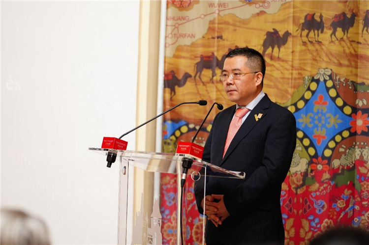 中國駐匈牙利大使龔韜。布達佩斯中國文化中心供圖