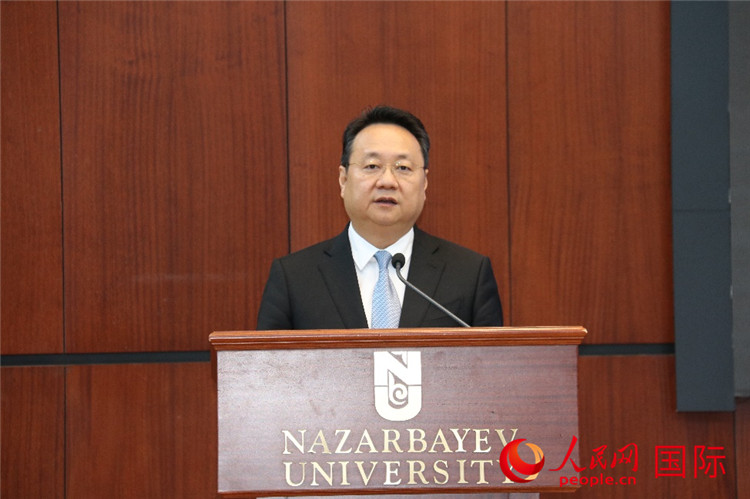 中共中央宣傳部副部長(zhǎng)王綱致辭。人民網(wǎng)記者 李強(qiáng)攝
