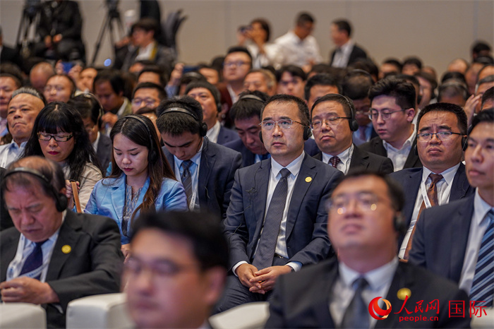 2023中國（浙江）—泰國合作交流會現(xiàn)場。普拉維攝