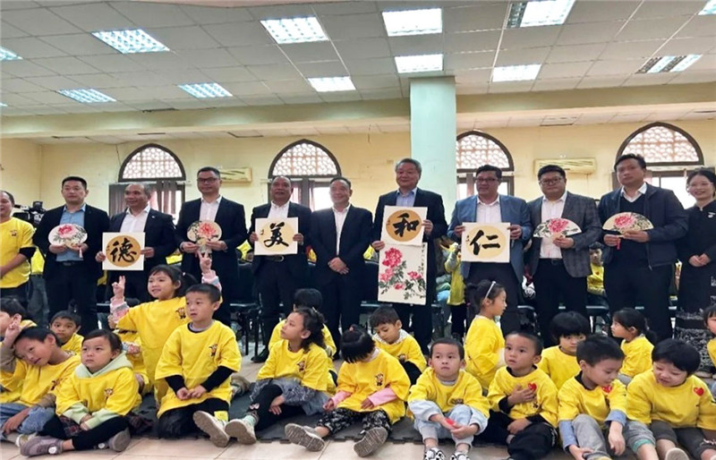 圖為2023“中華文化大樂園—埃及開羅營”閉幕式活動現(xiàn)場。主辦方供圖