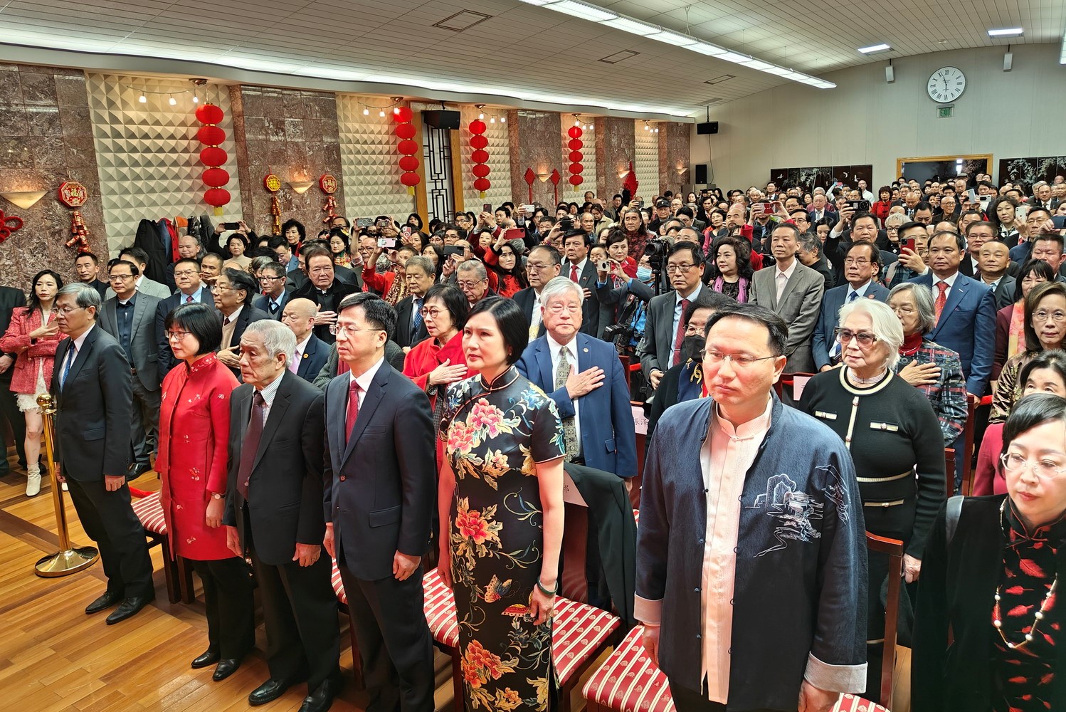 領(lǐng)區(qū)各州代表參加招待會(huì)。主辦方供圖