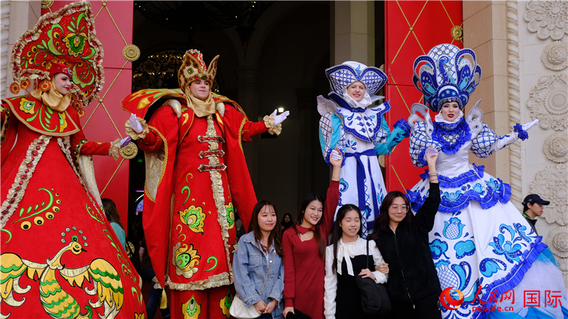 北京展覽館舉辦首屆俄羅斯“謝肉節(jié)”慶?；顒?dòng)。人民網(wǎng) 褚夢(mèng)琦攝