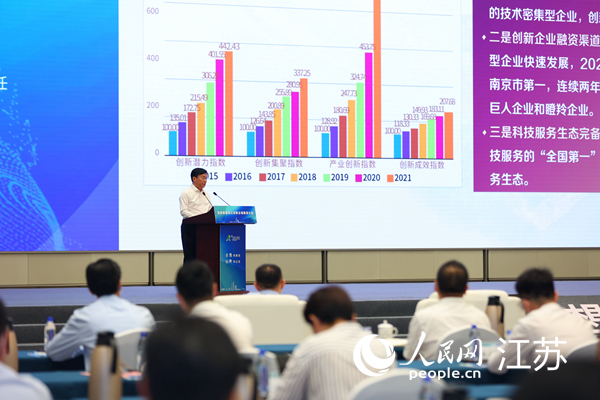 2022南京江北新區(qū)創(chuàng)新活力指數(shù)發(fā)布。江北新區(qū)供圖