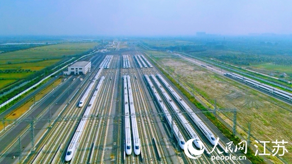 南京動車段南通動車所。人民網(wǎng)記者 王繼亮攝
