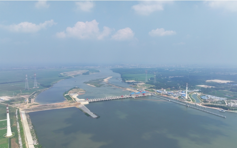 碾盤(pán)山水利水電樞紐工程。湖北省水利廳供圖