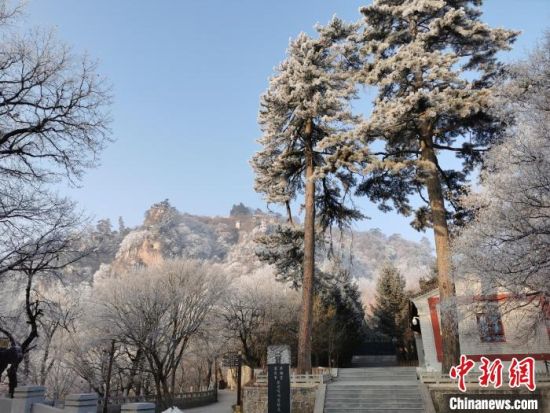 圖為崆峒山冬日美景。(資料圖) 徐振華 攝