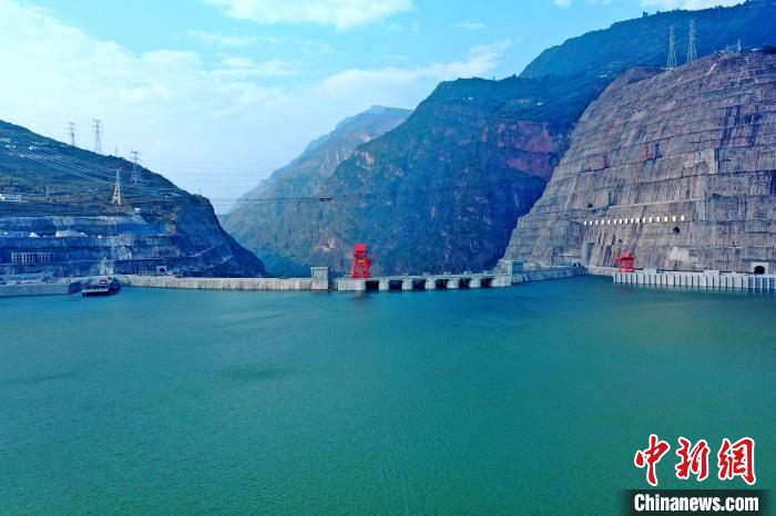 圖為白鶴灘水電站。　水電四局供圖