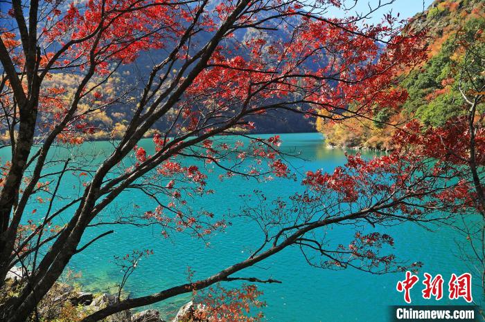 松坪溝風光。　何清海 攝