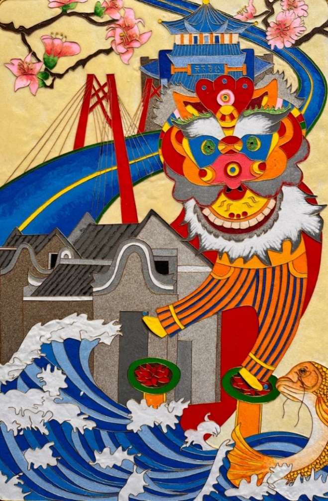 中小學生創(chuàng)新創(chuàng)意設計成果首次登上文博會。參展觀眾供圖