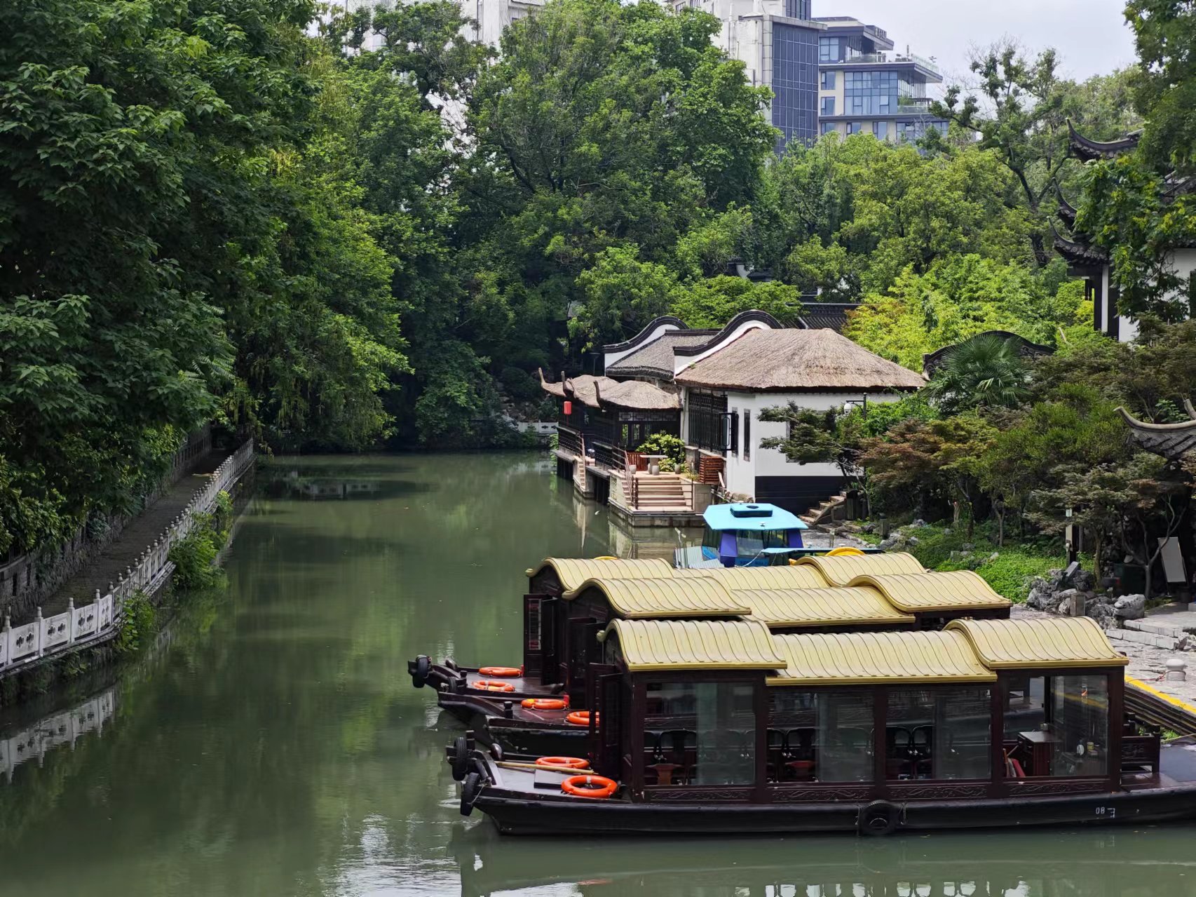 揚州大運河文化旅游度假區(qū)一角。人民網(wǎng)記者 黃鈺攝