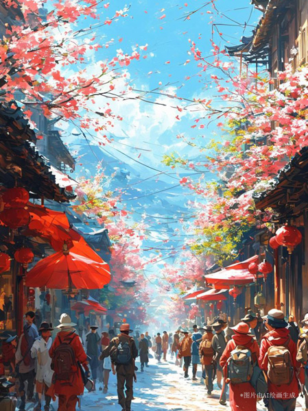 【巳巳如意萬象新】漫評丨紅紅火火中國年，照見新年新圖景
