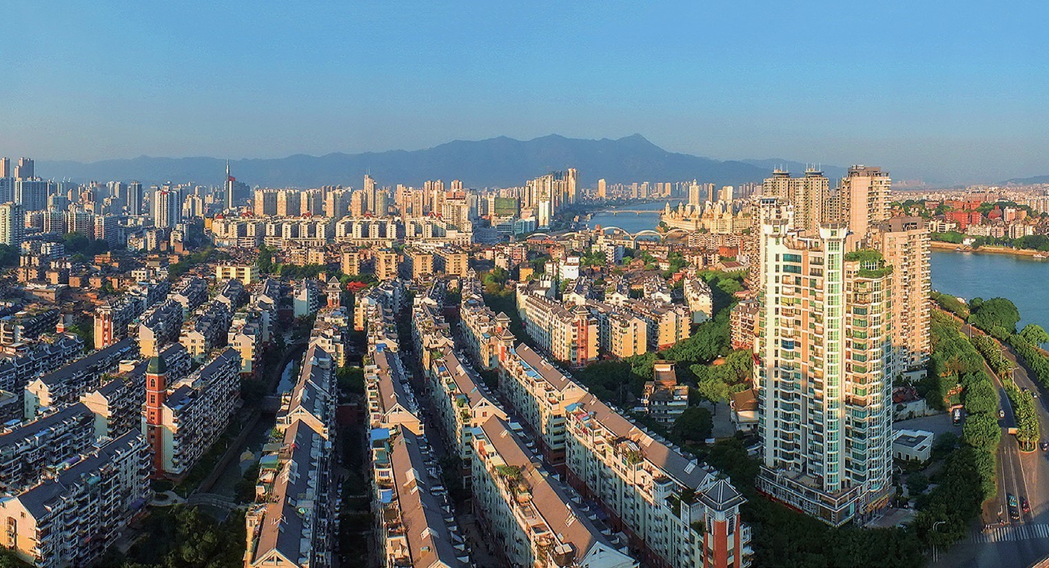 2018年，福州市臺江區(qū)蒼霞新城，高樓拔地而起，舊貌換新顏。