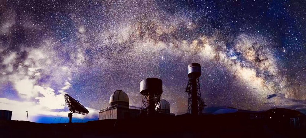 阿里暗夜星空。貢覺群培攝