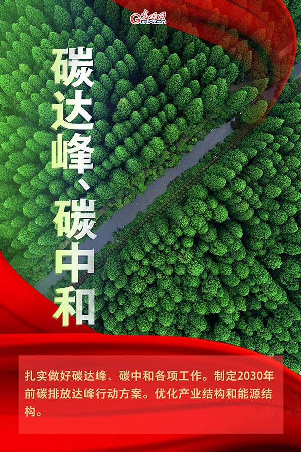 海報(bào)| 2021年政府工作報(bào)告，提到這些生態(tài)環(huán)保關(guān)鍵詞